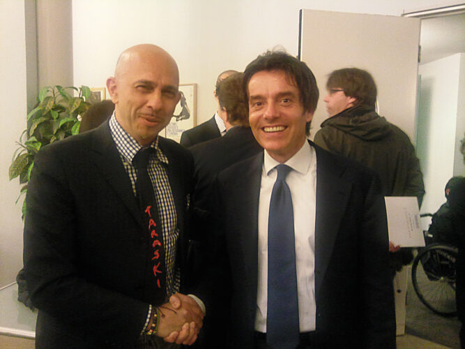 Foto con Prof. Carlo Vanoni